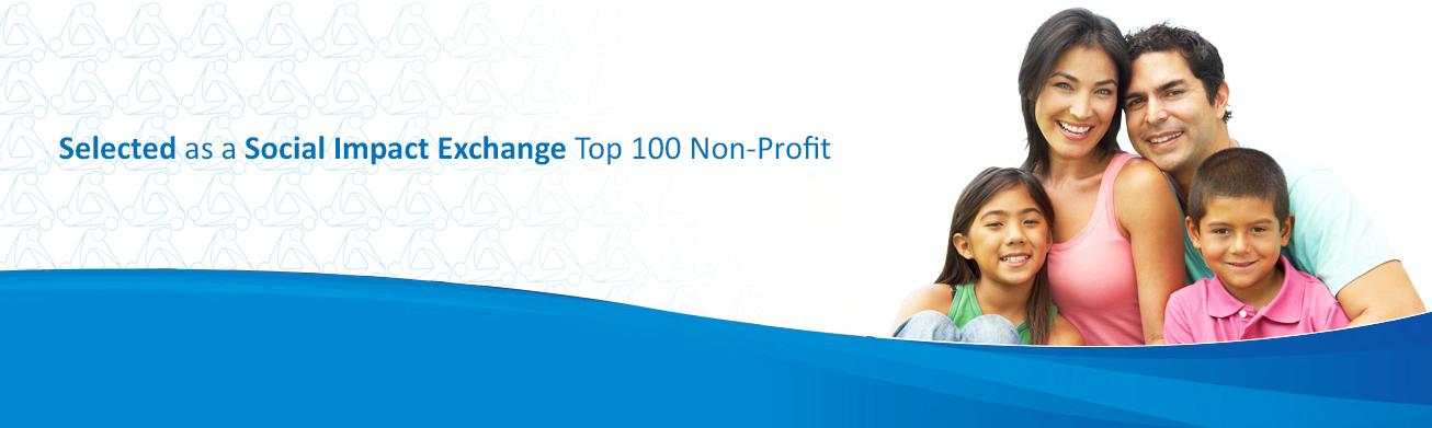 Selected as a Social Impact Exchange Top 100 Non-Profit